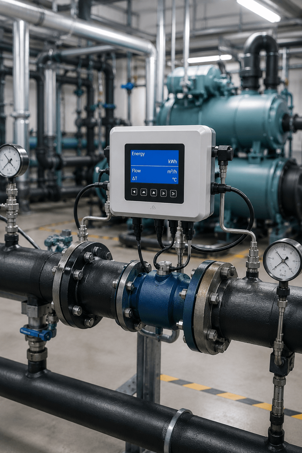 BTU Meter Installation for Chilled Water Systems