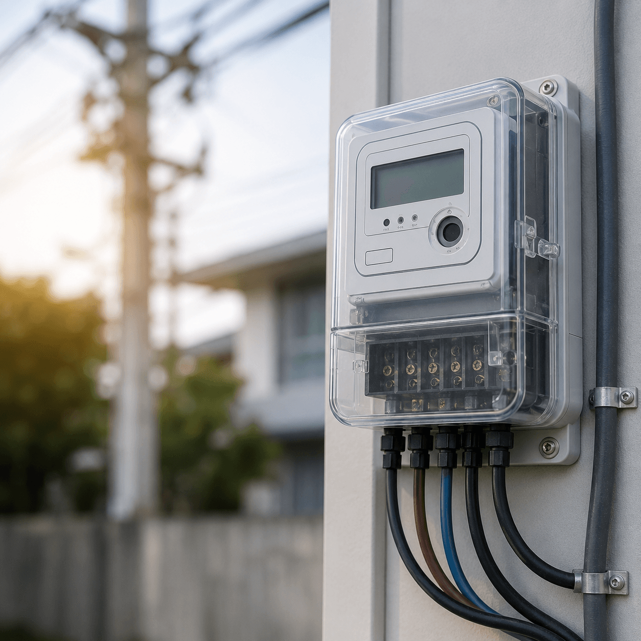 Digital smart electricity meter system by Delight IFM