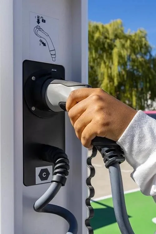 EV charging station installation by Delight IFM