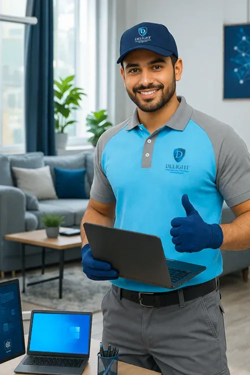 IT services network and cabling by Delight IFM in Abu Dhabi