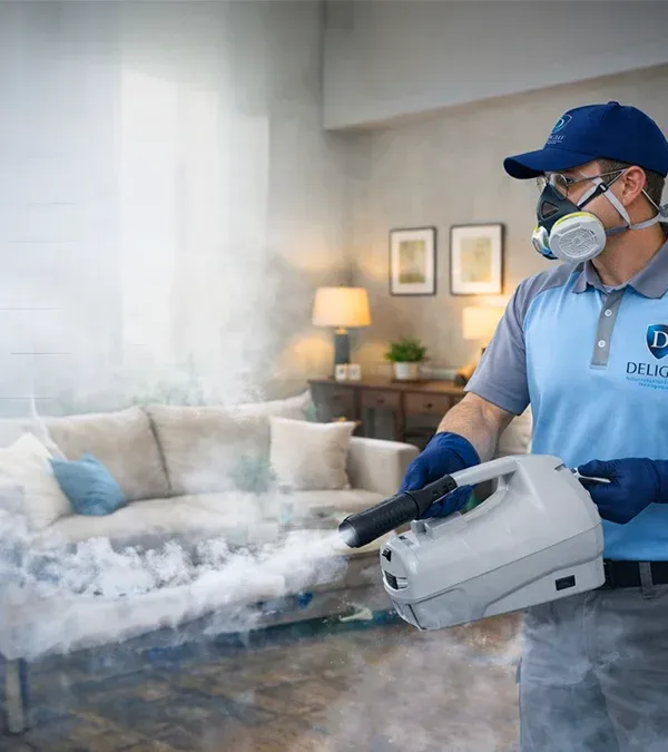 Odour removal treatment service by Delight IFM