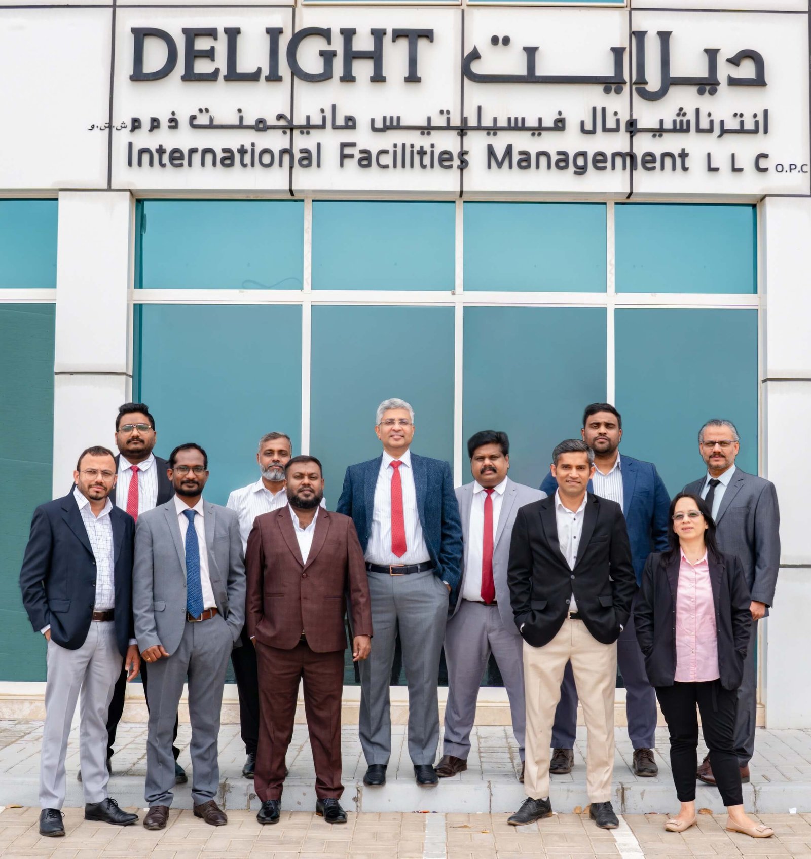 Delight IFM team outside the office