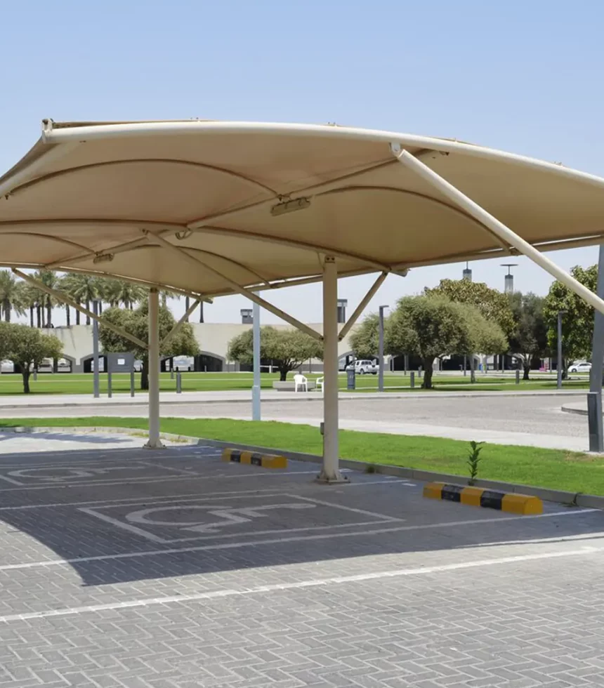 Canopy Installation Car Parking Shade